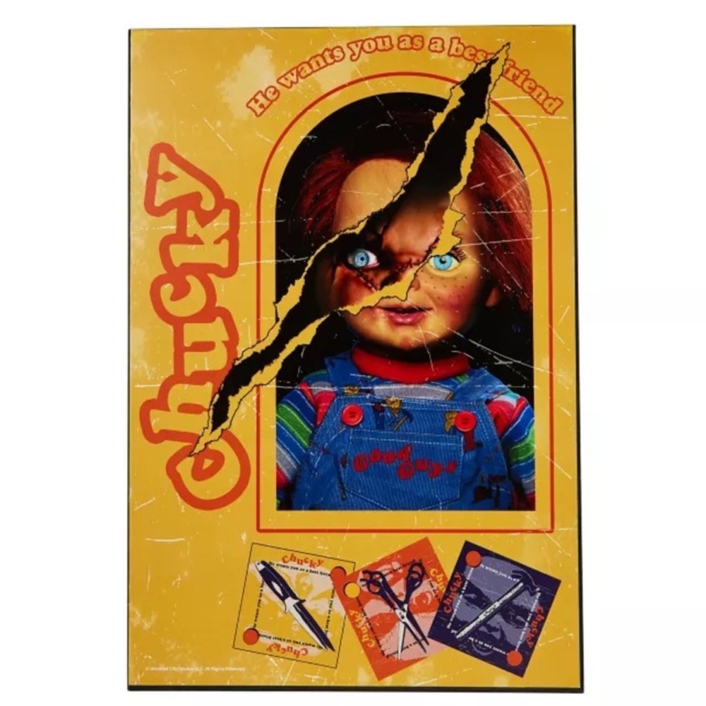 Chucky box sign